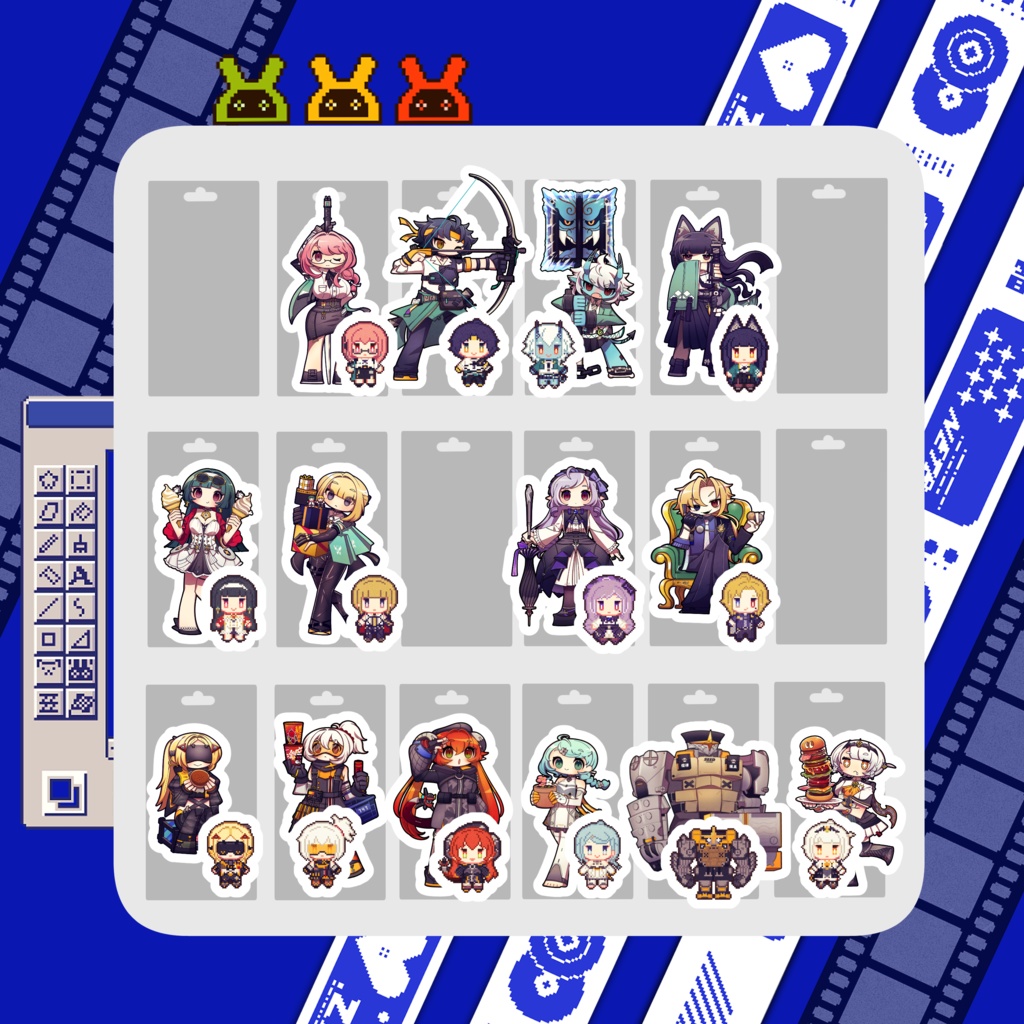 ZZZシール キャラ単品