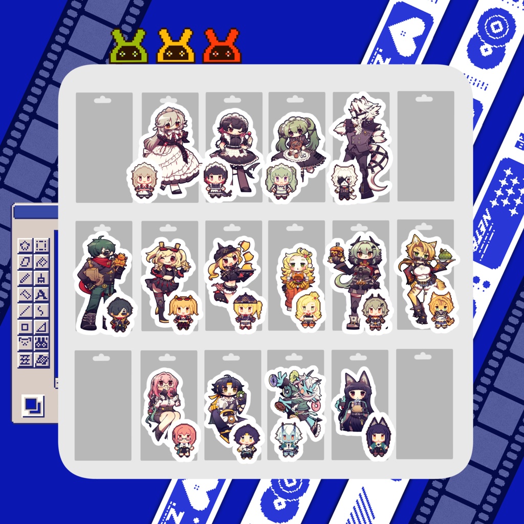 ZZZシール キャラ単品