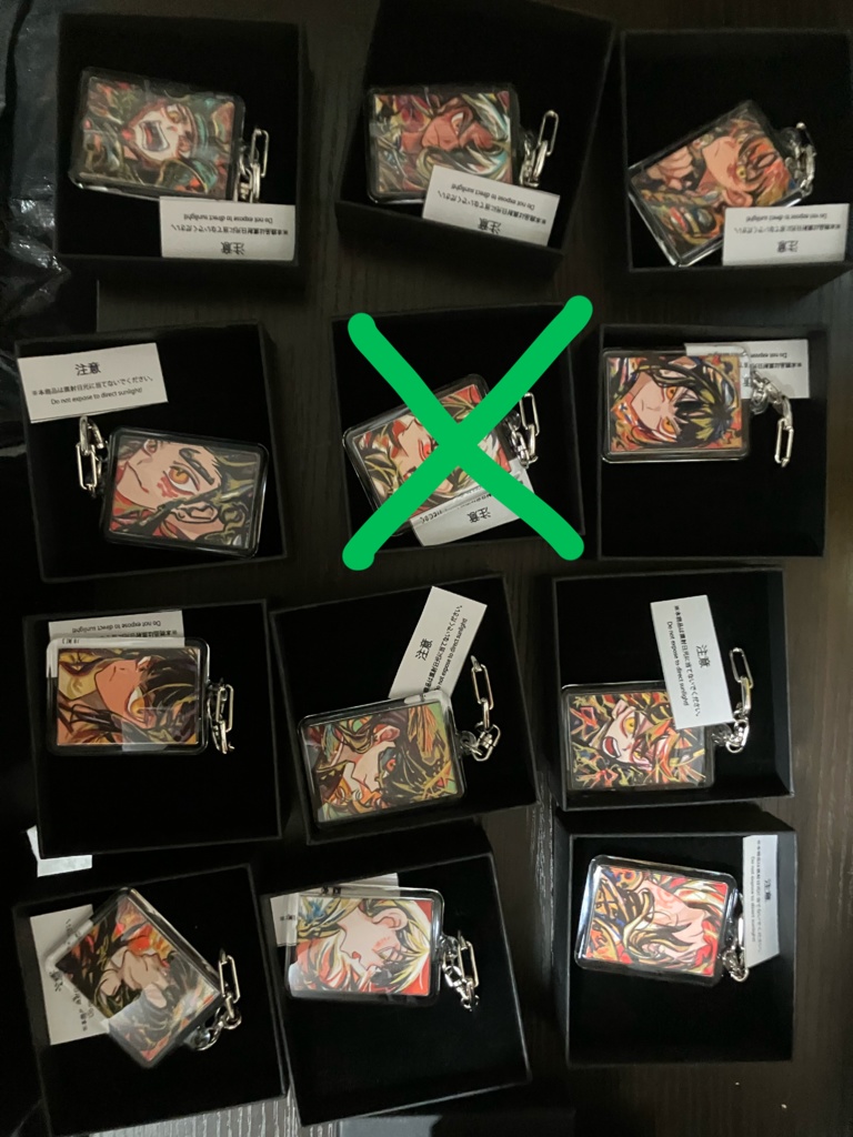 原画アクキー100個(在庫限り)