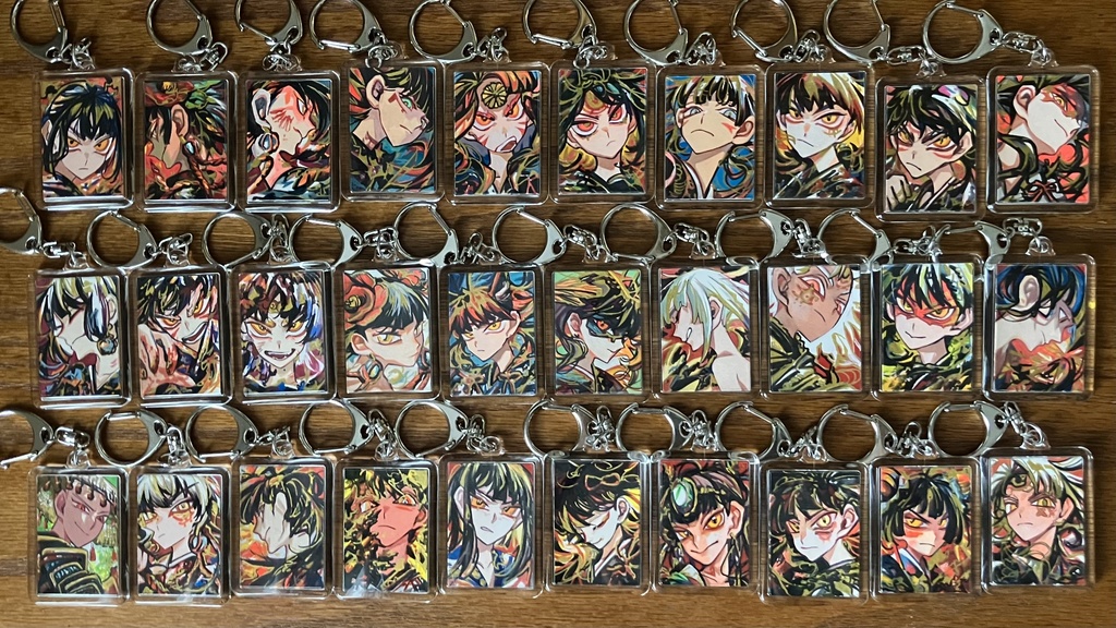 原画アクキー100個(在庫限り)