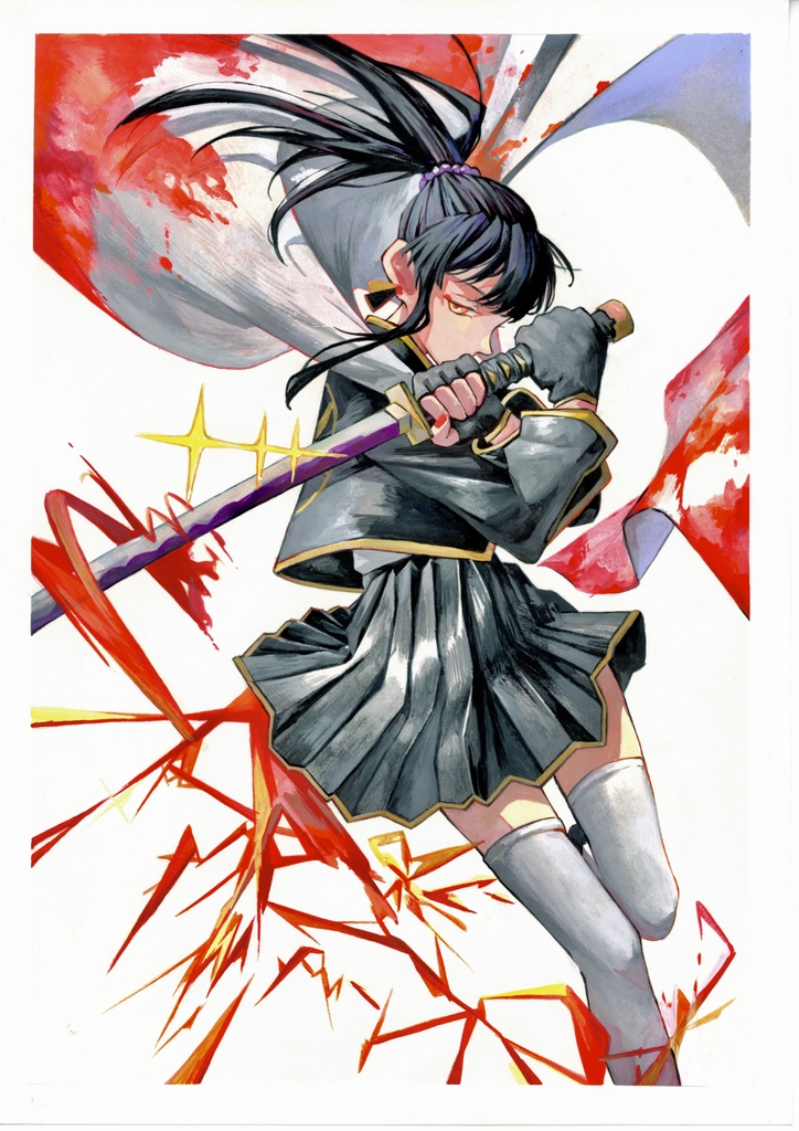 【炎舞】原画サイン入りA4サイズ