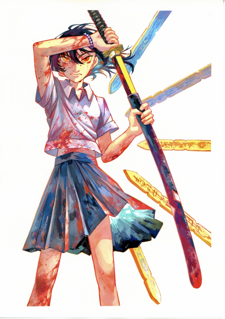 【黎明】原画A4サイズサイン入り