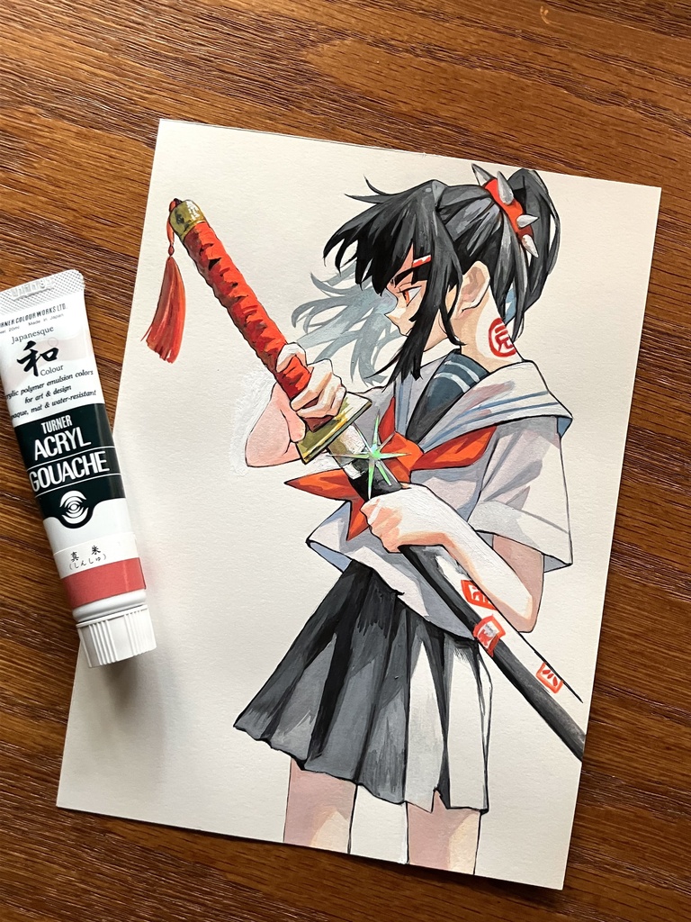 【伝家の宝刀】ミニ原画サイン入り