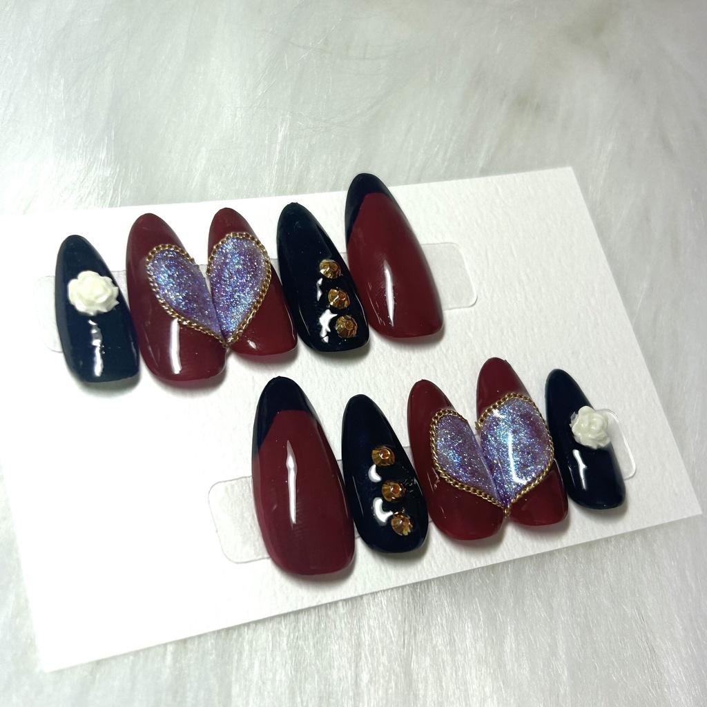 加州清光 モチーフ ネイル