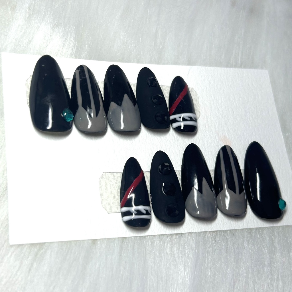 孫六兼元 モチーフ ネイルチップ