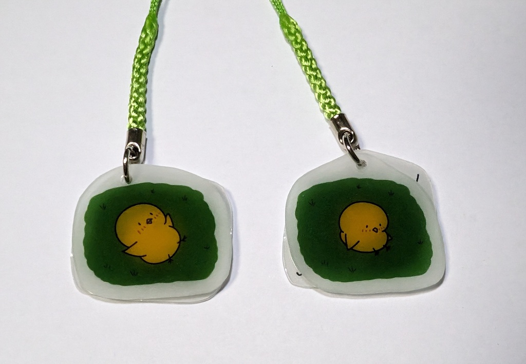 ひよこのちっぴ 手作りキーホルダー 2種類