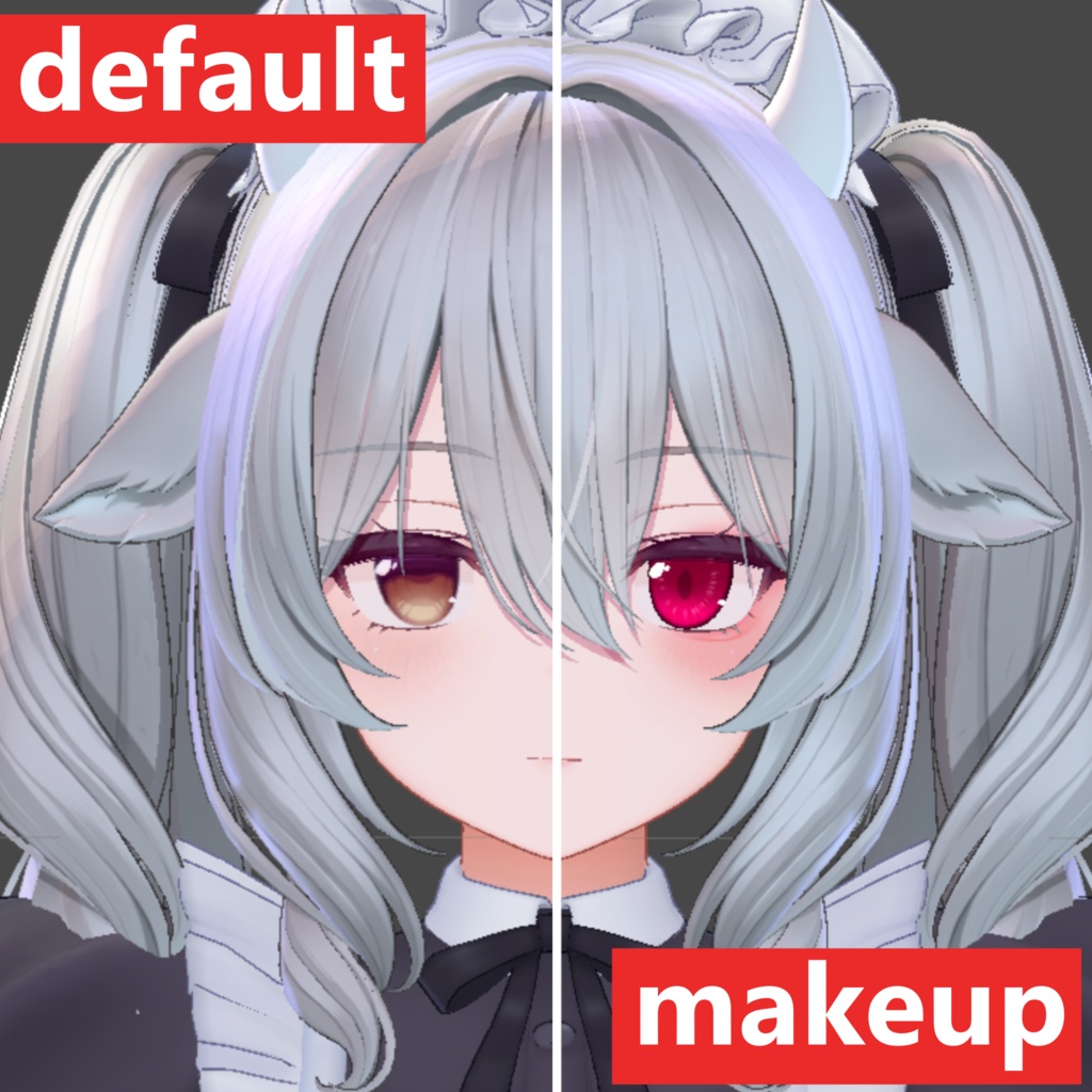 【ミルティナ専用】地雷系メイク+アイテクスチャ+ヘイロー&ピアス Makeup+Eye texture