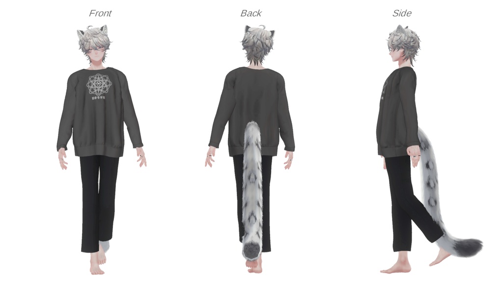 【簡単改変】ちょうどいいルームウェア!for men【複数アバター対応】