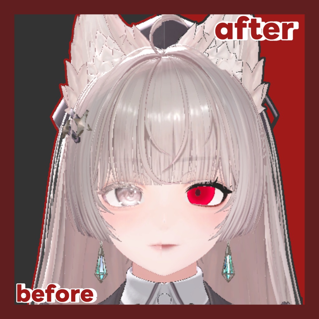 【LUMINA専用】かわいい地雷系Texセット!フルセットはおまけ付き!-Lumina Make Up Textures-