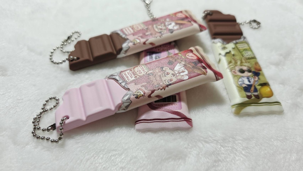 【予約】 呪術廻戦 パティシエアニマル 板チョコラバーキーホルダー
