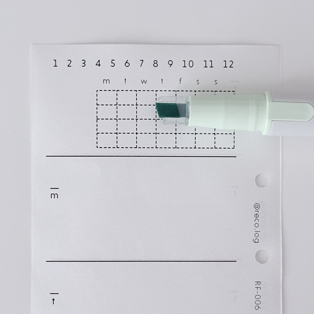 【M5】Weekly refill with habit tracker