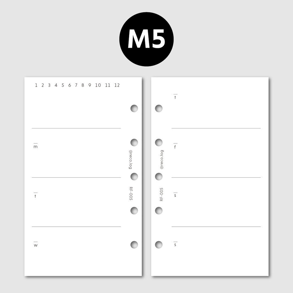 【M5】Weekly refill with habit tracker