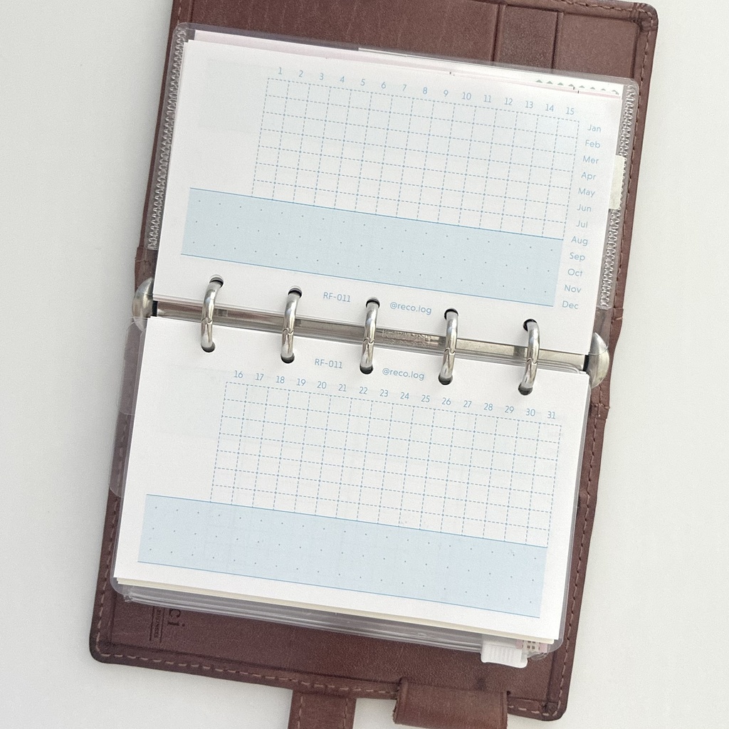 【M5】Monthly habit tracker refill