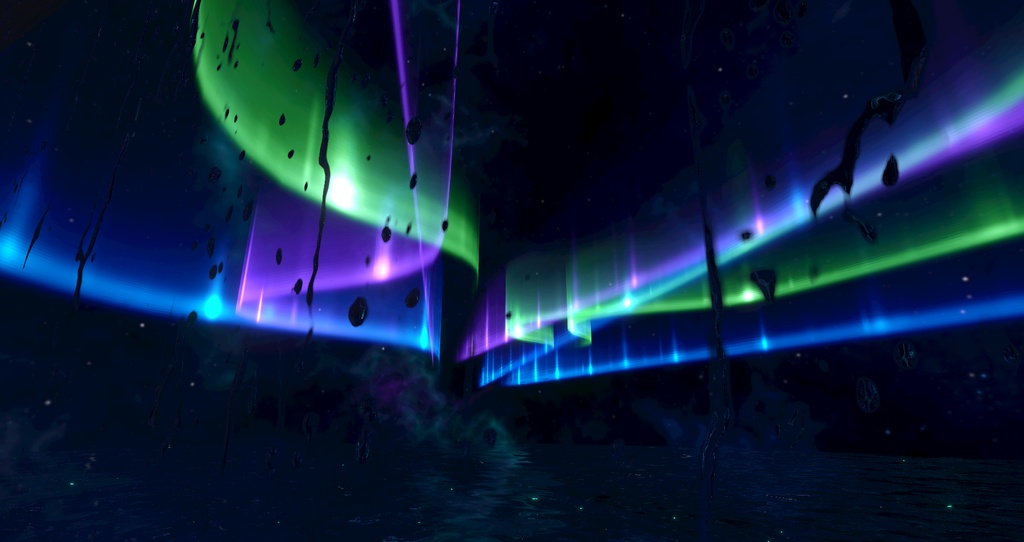 オーロラシェーダー Unity Cluster 向け Aurora Shader