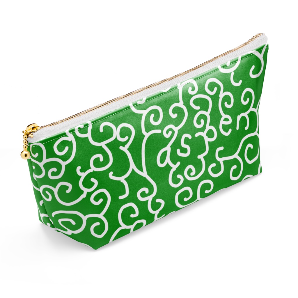 ナスペンさん 唐草模様ポーチ