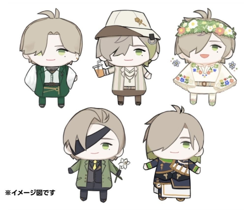 にじぱぺっと風の絵柄シール part2