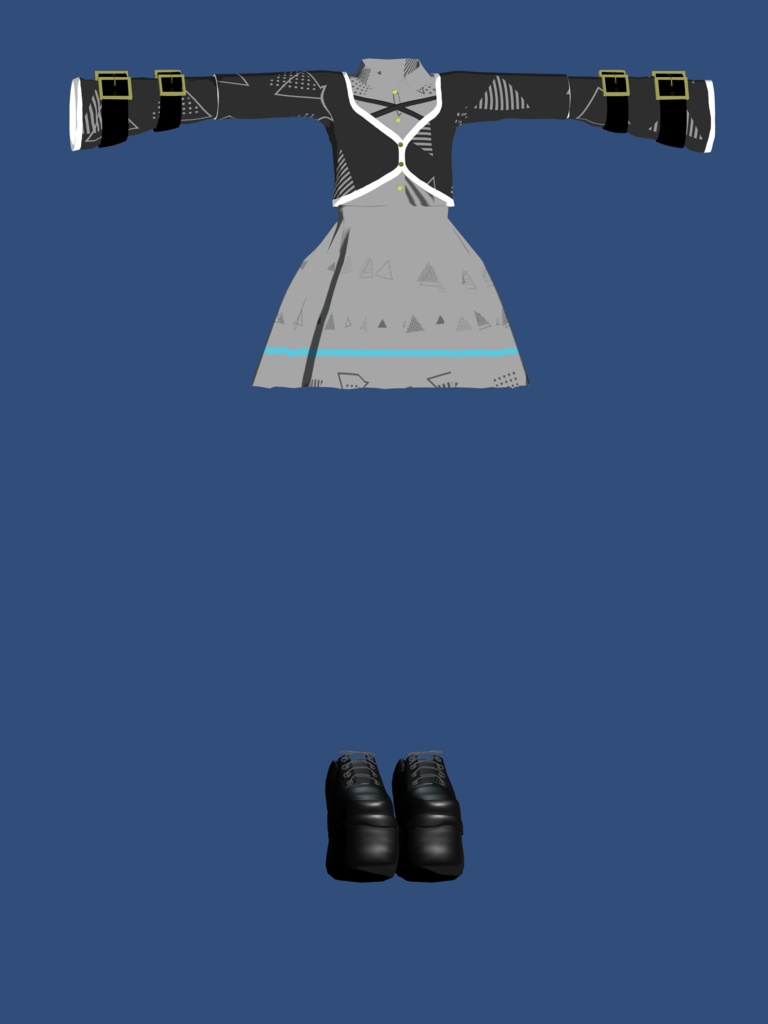 しらつめ専用モノクロコーデ