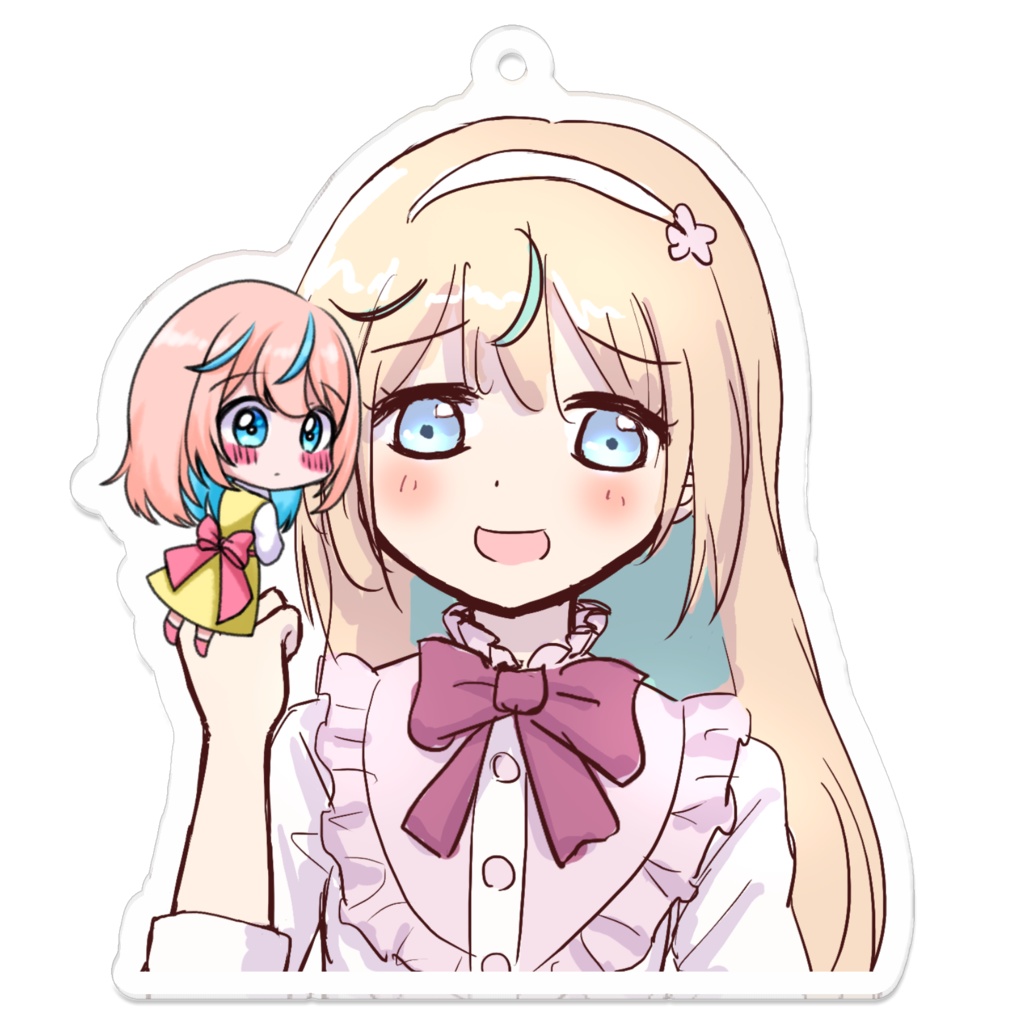 指人形ロリ紗アクキー