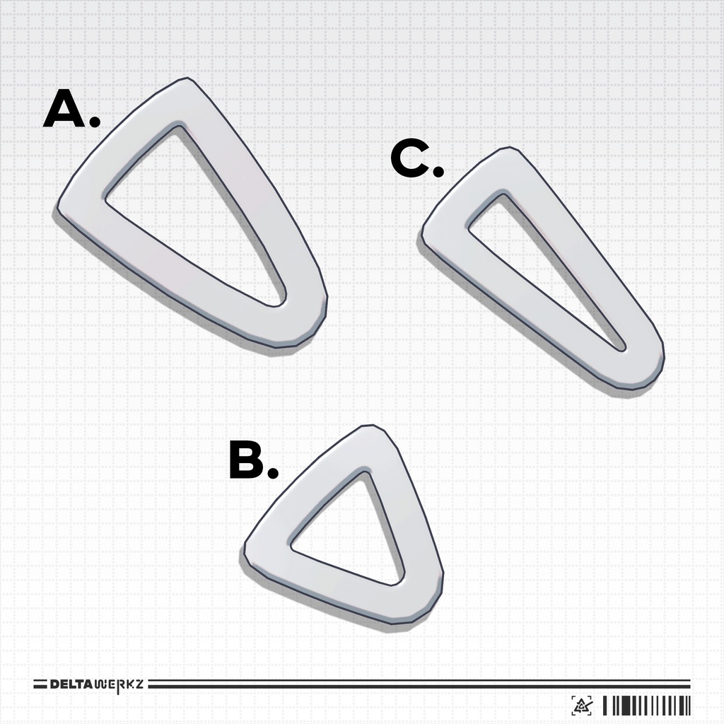 Triangle Hair Clips