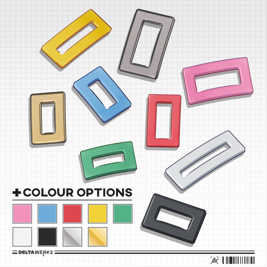 Rectangle Hair Clips