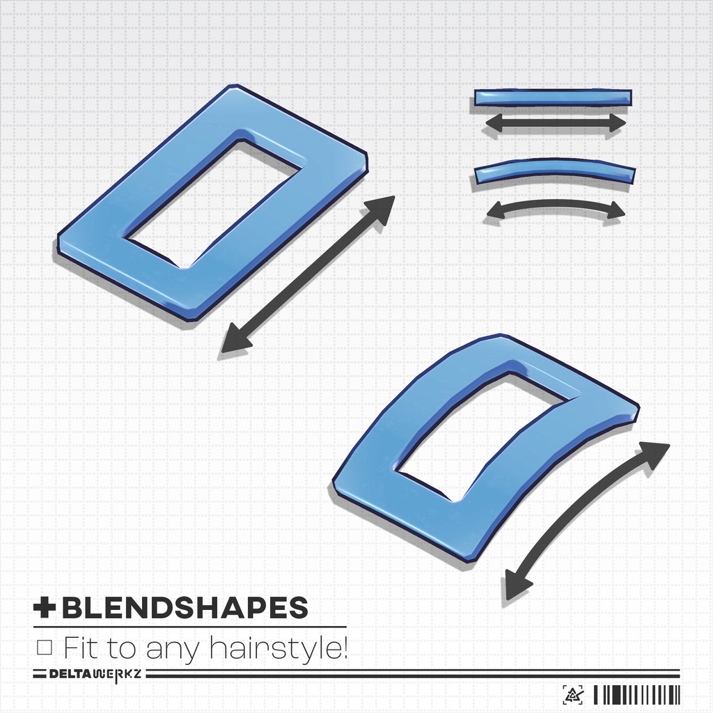Rectangle Hair Clips