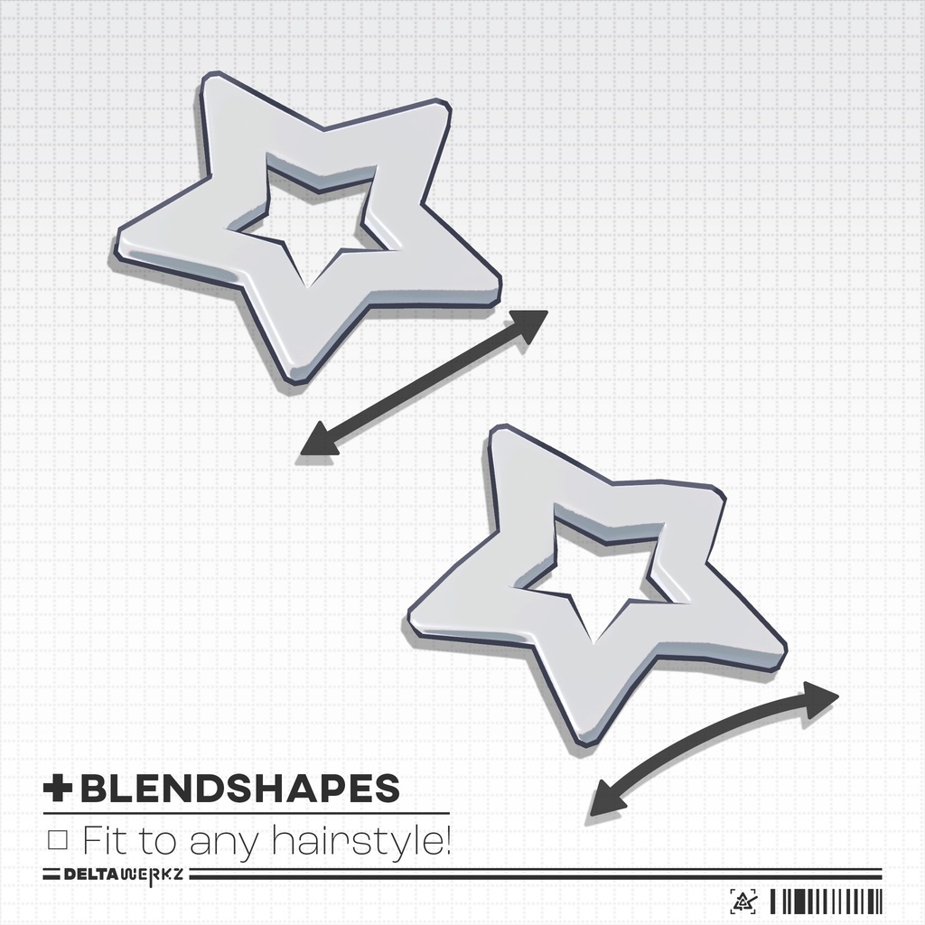 Star Hair Clips