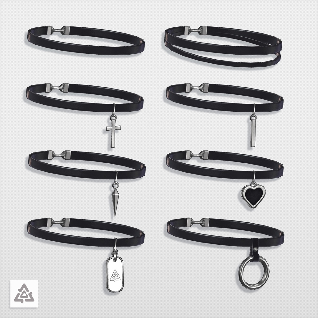 Thin Choker with 8 Options