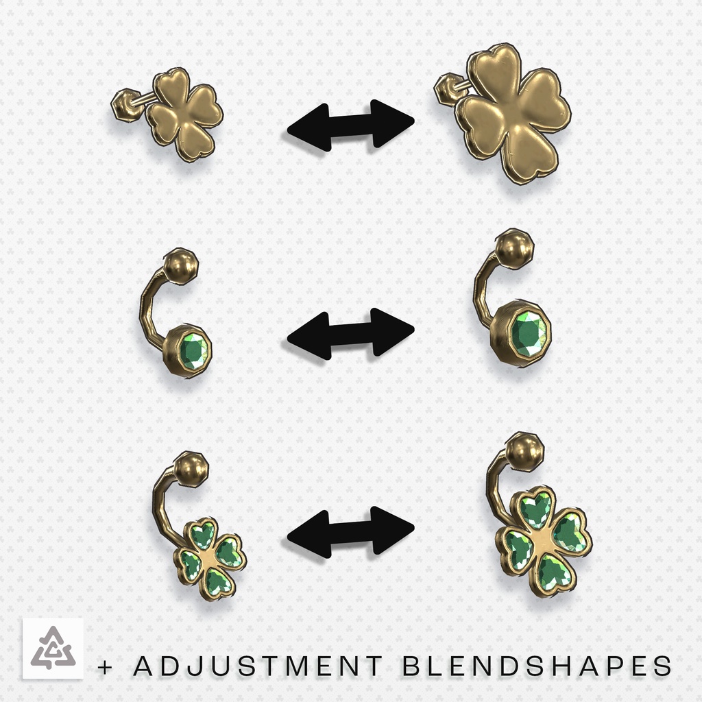 Clover Accessory Set (12アバター)