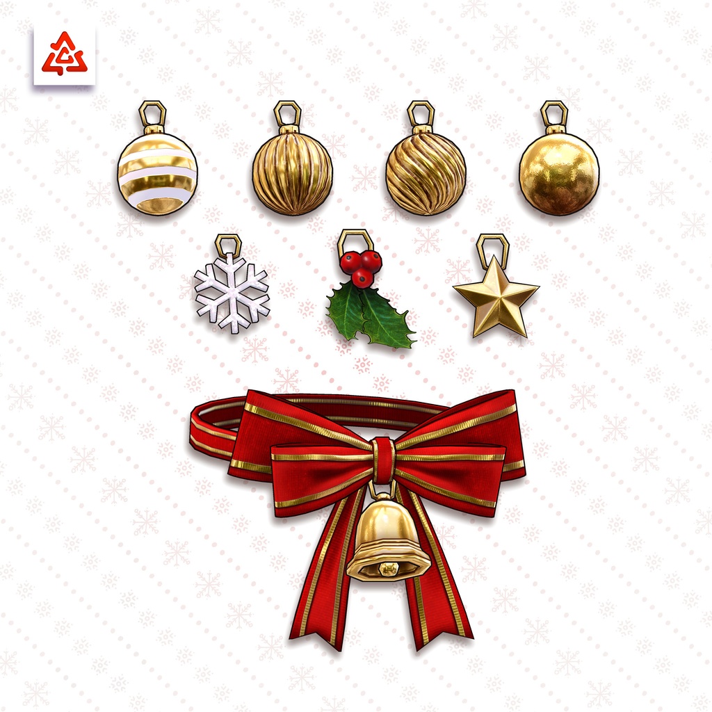 Festive Ribbon and Accessory Set