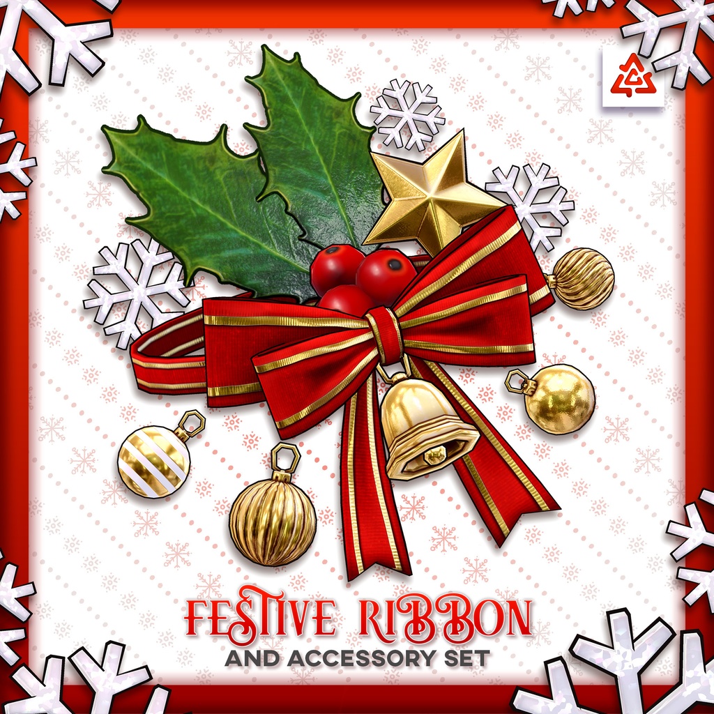 Festive Ribbon and Accessory Set