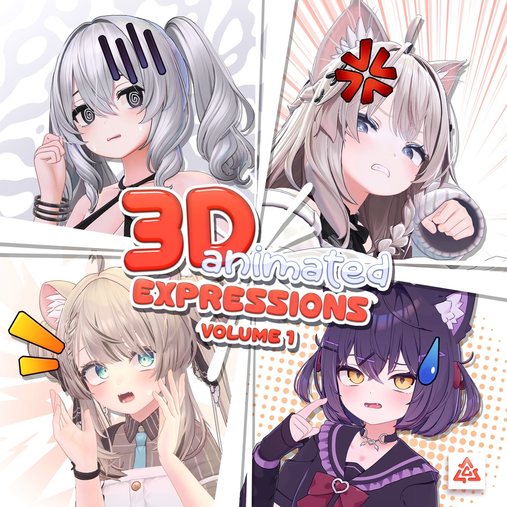 3D Animated Expressions - Volume 1