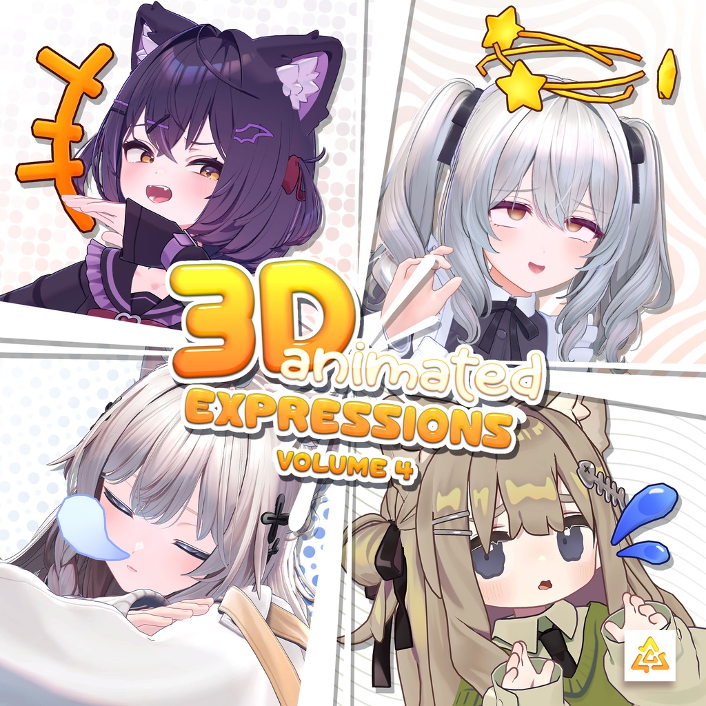 3D Animated Expressions - Volume 4
