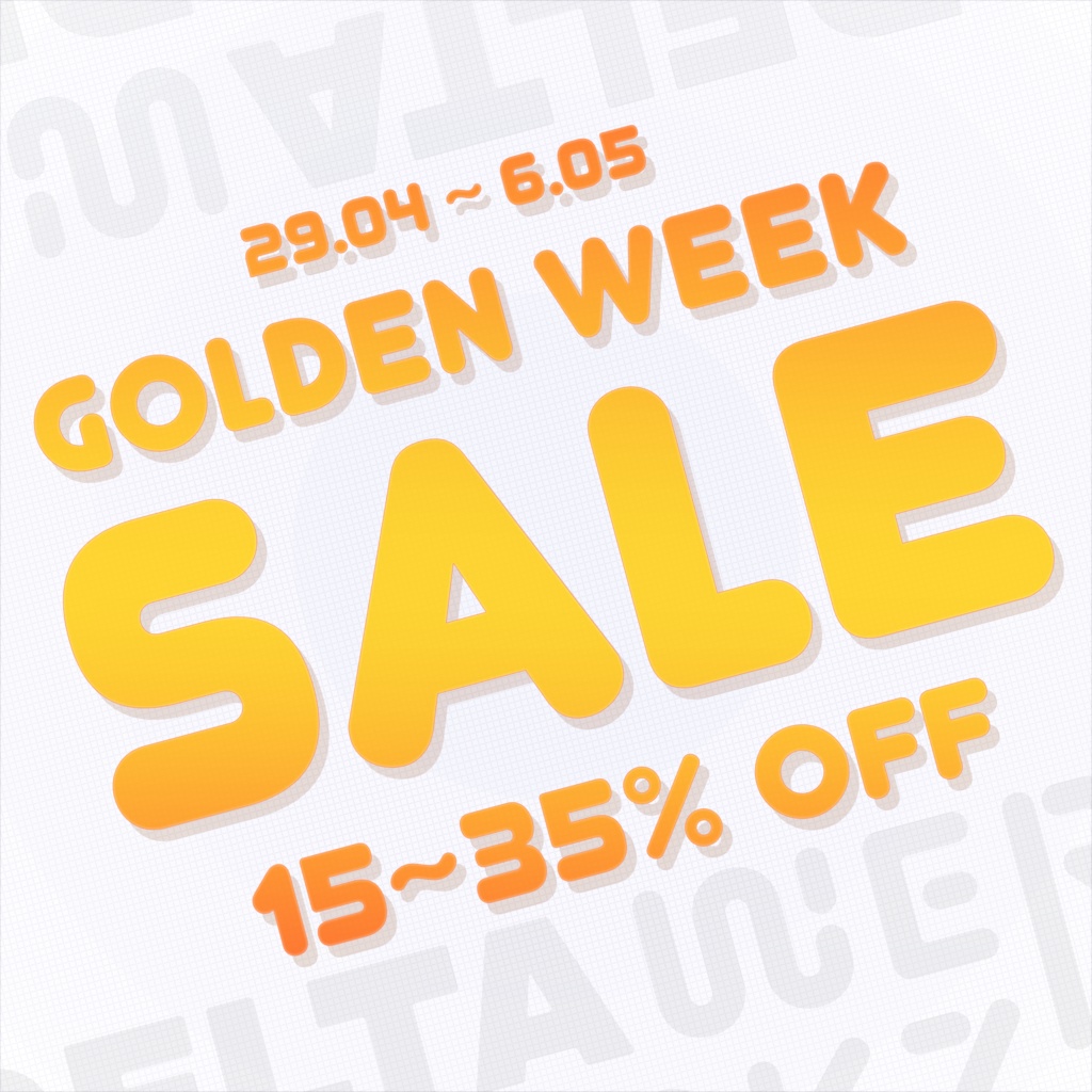 Golden Week Sale Notice
