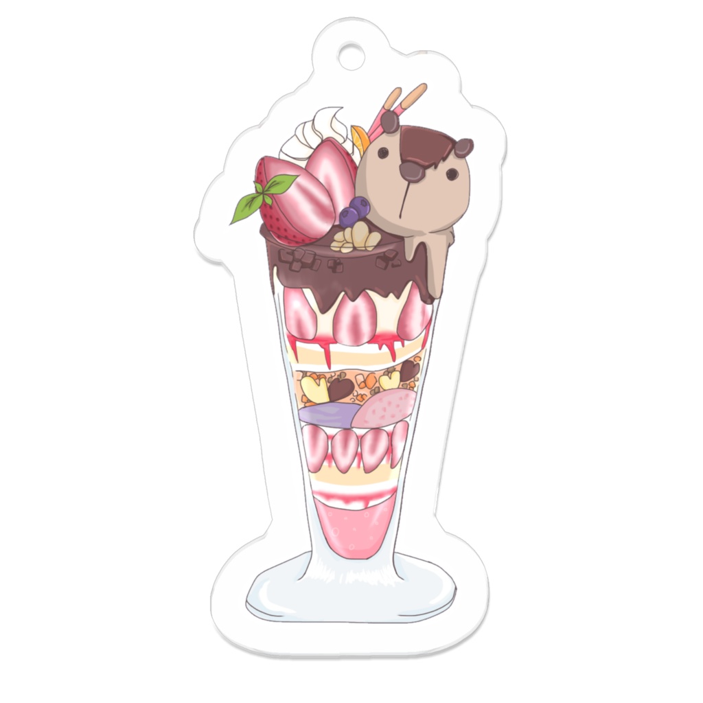 びばパフェ アクリルキーホルダー