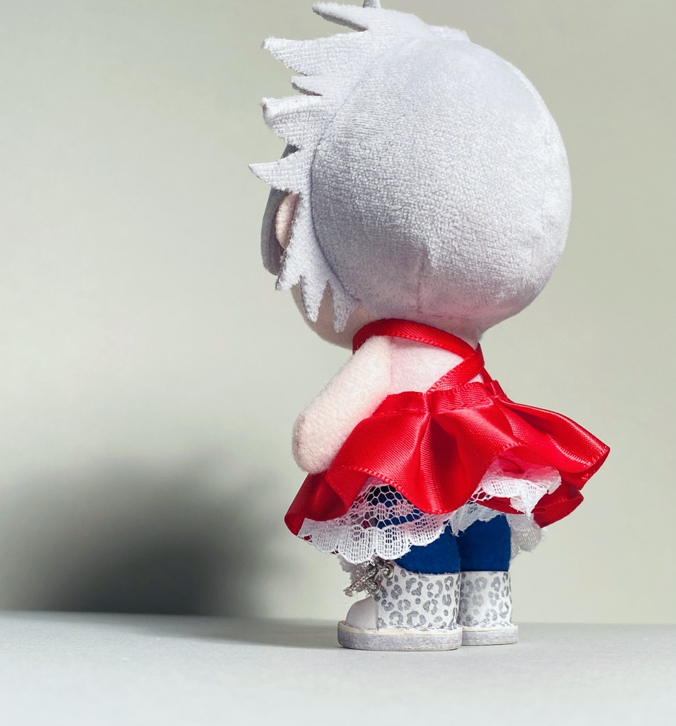 Frill dress(RED/BLACK)