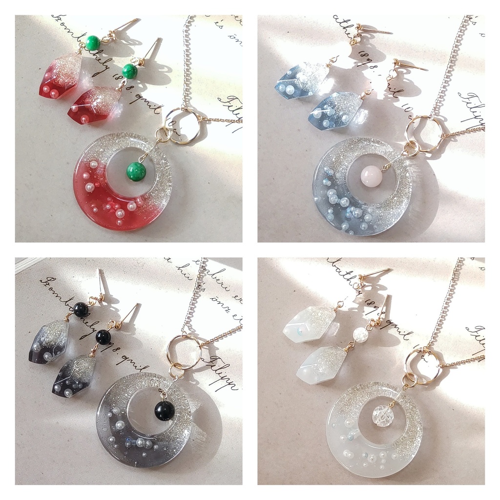 上級妃4夫人+皇弟妃のピアス(薬屋のひとりごと)