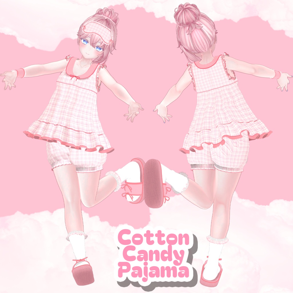 Cotton Candy Pajama (Manuka,Sio,Moe) / 솜사탕 파자마