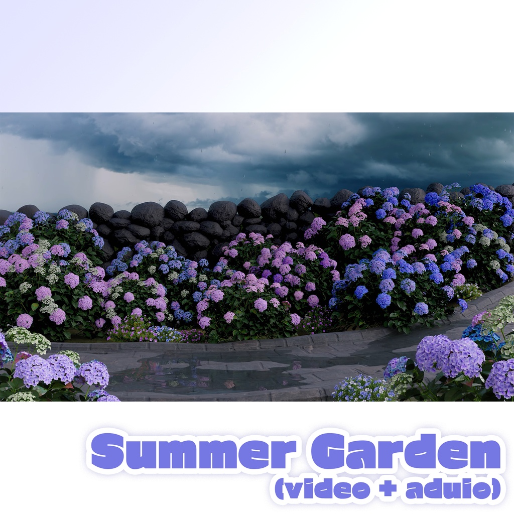 [VtuberBackground] Summer Garden Video / 여름정원 배경