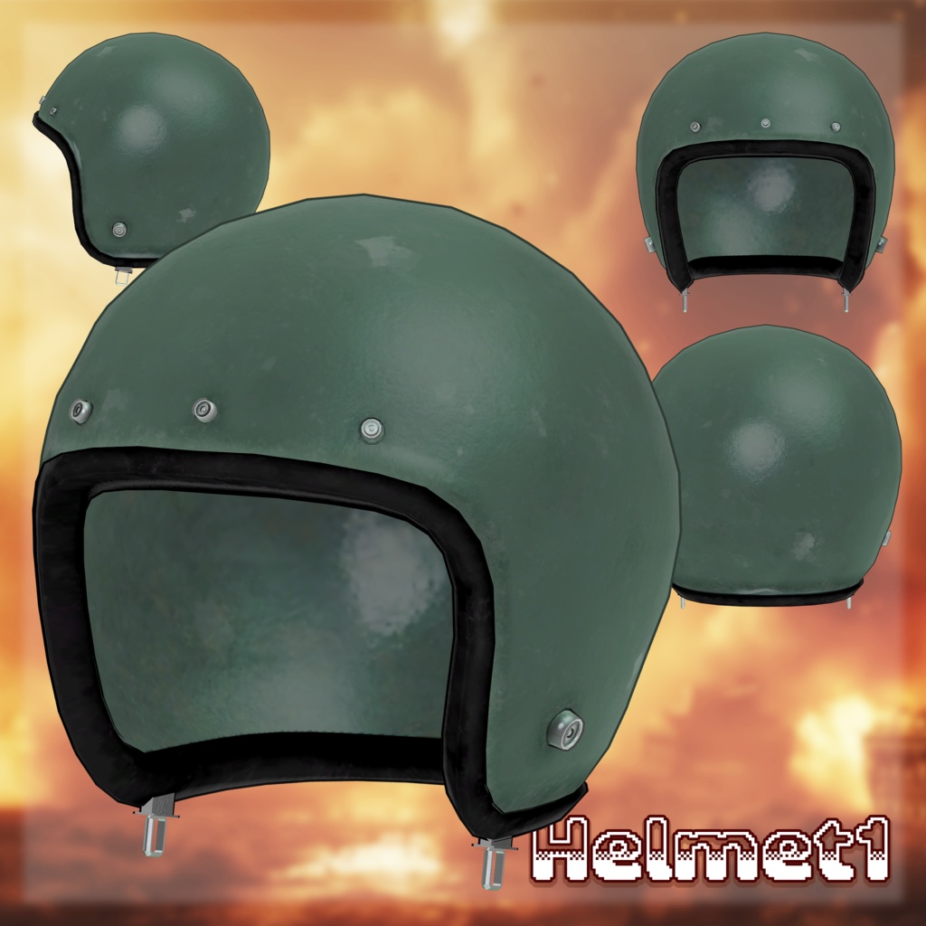 Battle Set (Helmet , Bulletproof Vest)