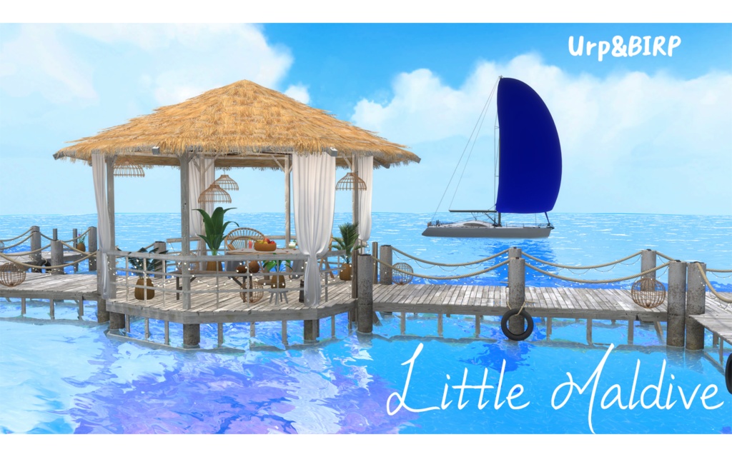 [Warudo] Little Maldive (URP_Nilo/BIRP)
