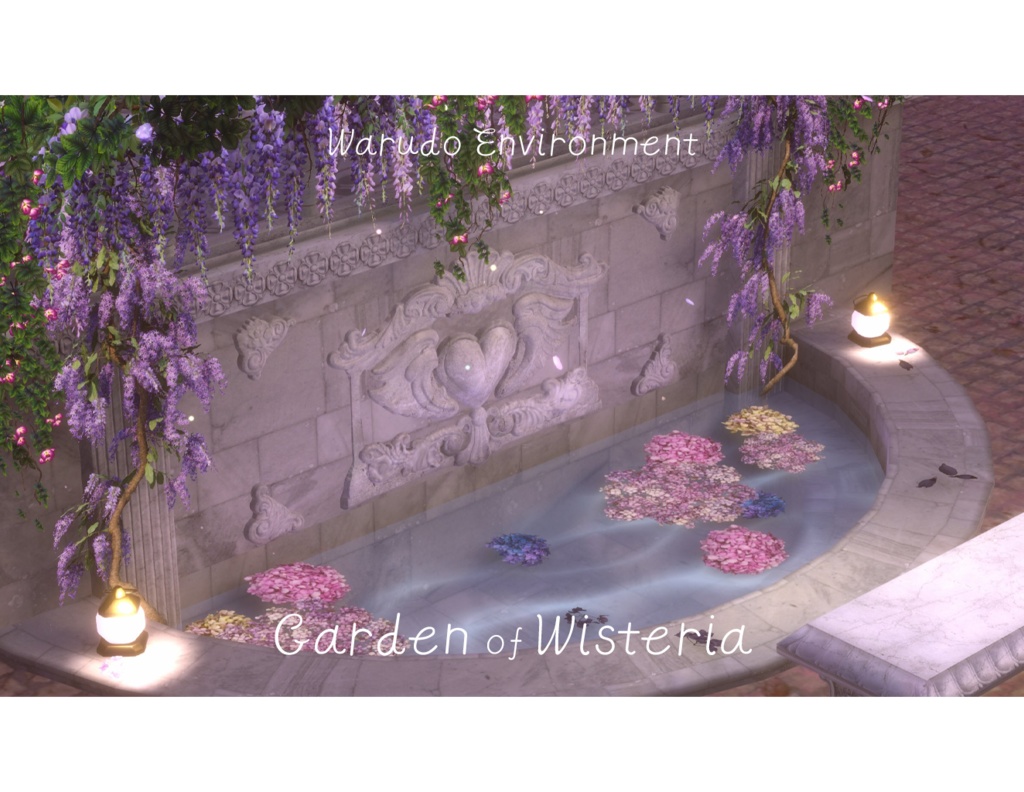 [Warudo] Garden of Wisteria (URP_pro/BIRP_standard)