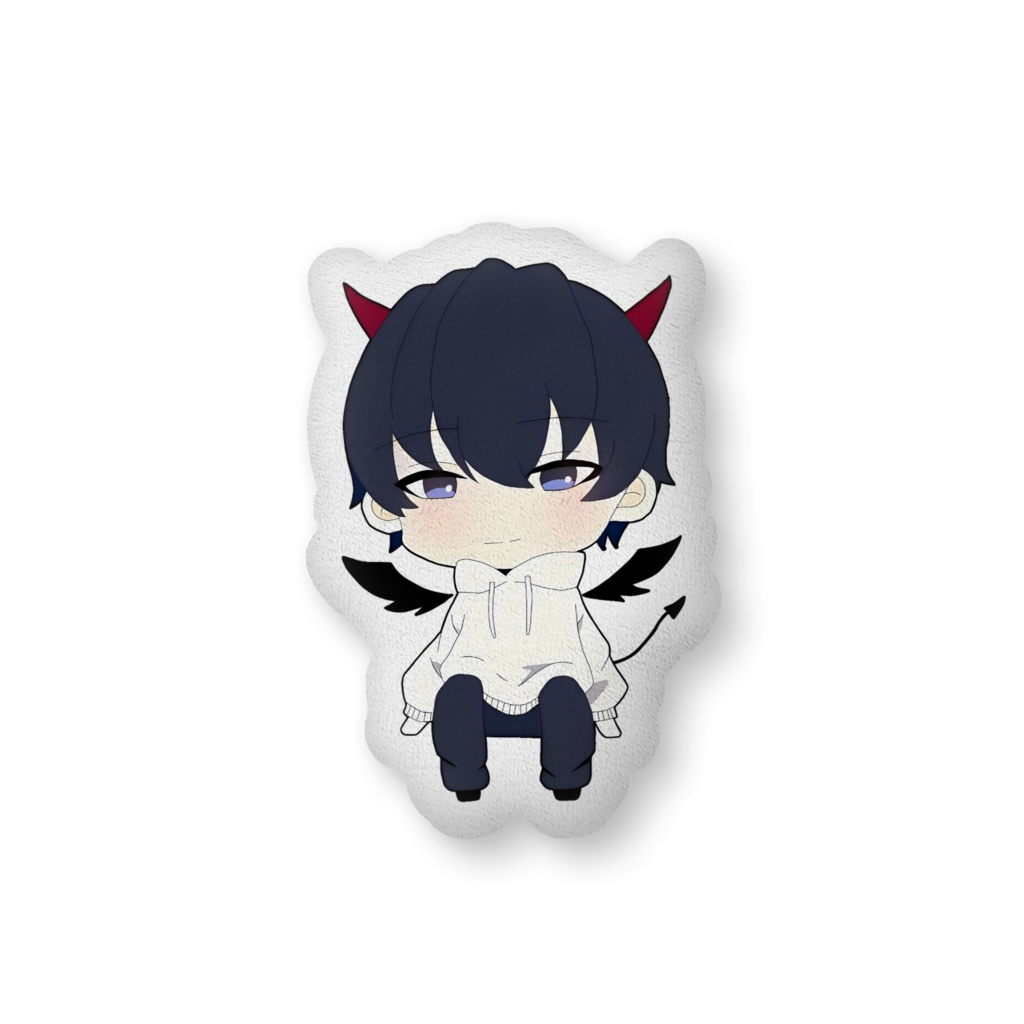 だっこ出来る悪魔べのクッション