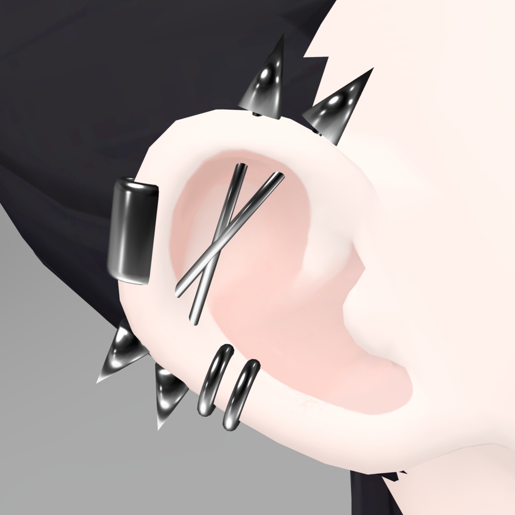 EarRing - 「 CrossSpike 」