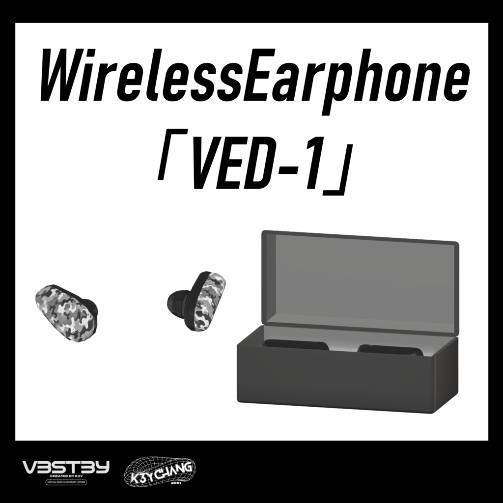 ワイヤレスイヤホン「VED-1」