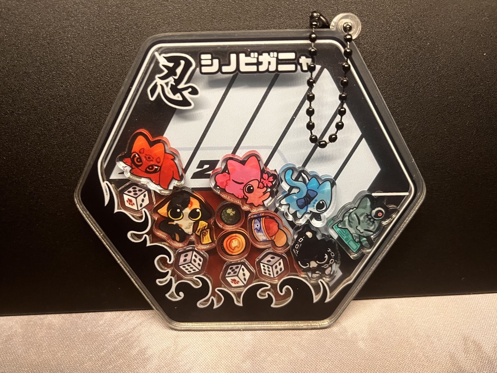 【シノビガミ】シニャビガミ丨マグネット式アクリルチャーム
