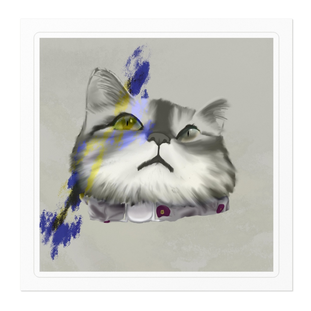 ステッカー-うずら-