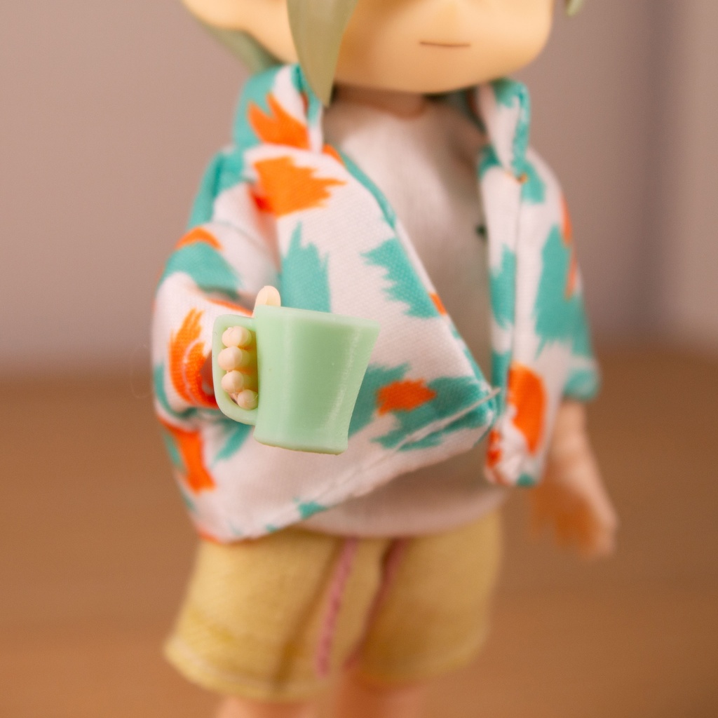 【オビツ11用】Dハンドルマグ 緑