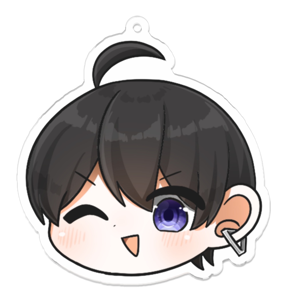 熊野ゆきと ウィンクアクリルキーホルダー