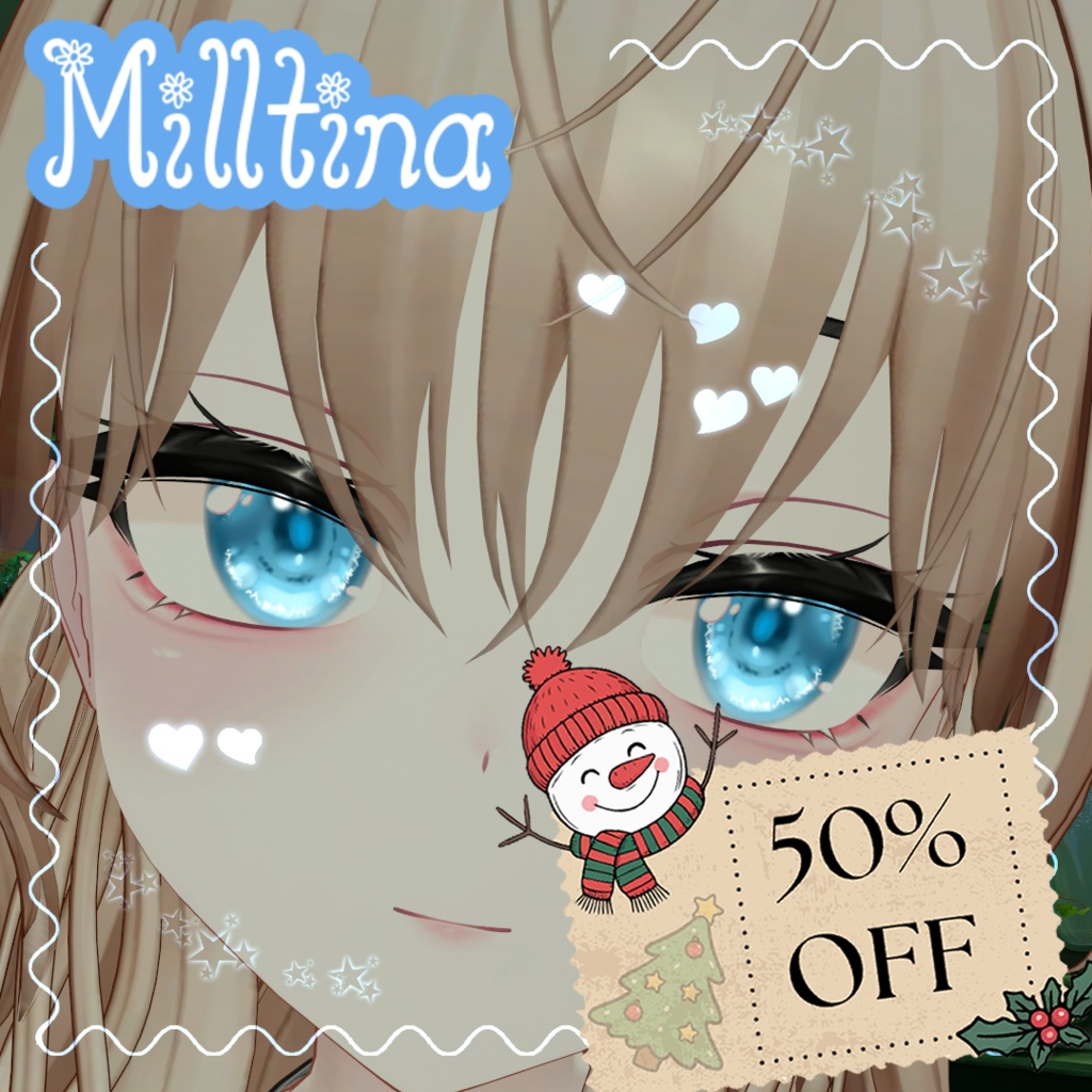 【50%OFF】【4アバター】オリジナルHeaven Eyes テクスチャー【高品質4色セット】