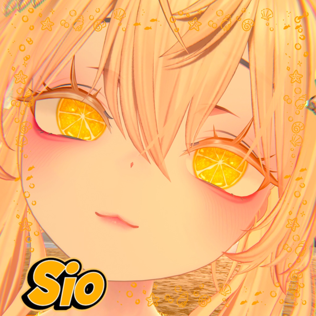 🍋 「Citric Eyes」 オリジナルアイテクスチャ 🍊【4色+4エミッション】